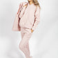 Dusty Pink Three Piece Jogger Set