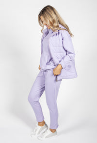 Lilac Three Piece Jogger Set