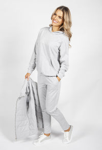 Light Grey Three Piece Jogger Set