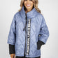 Steel Blue Quilted Jacket