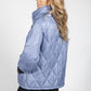 Steel Blue Quilted Jacket