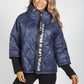 Navy Quilted Jacket