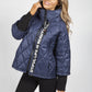 Navy Quilted Jacket