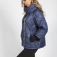 Navy Quilted Jacket