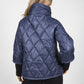 Navy Quilted Jacket