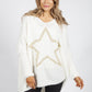 Cream Star Knit Jumper