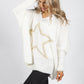 Cream Star Knit Jumper