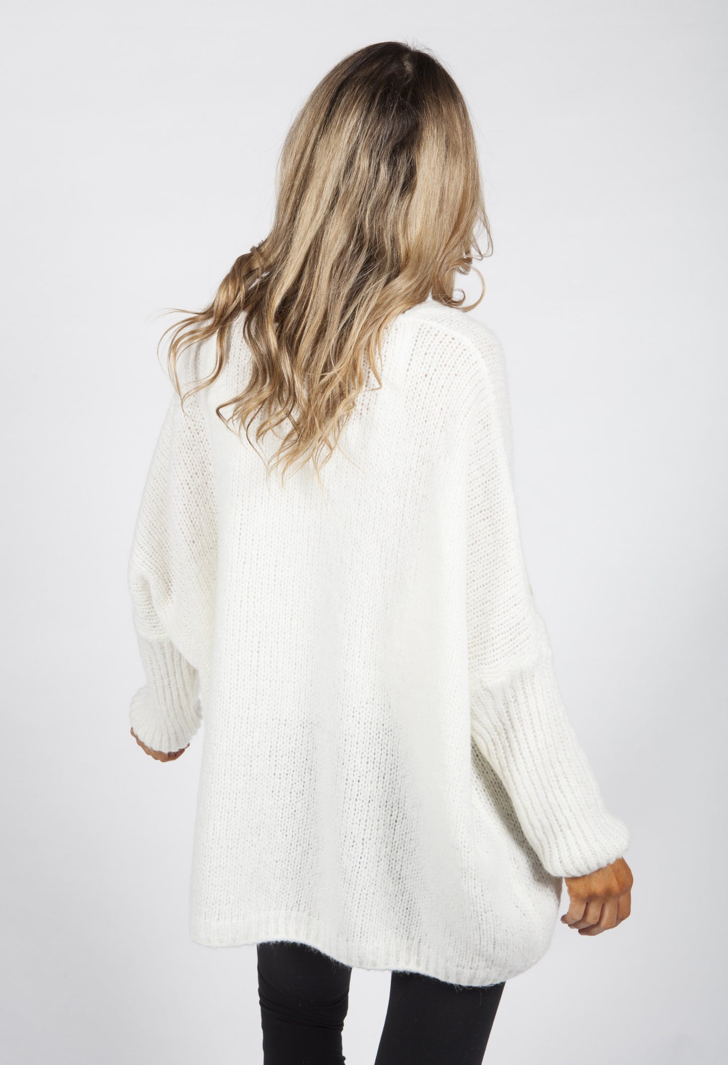 Cream Star Knit Jumper