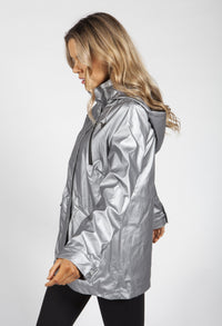 Silver Marine Rain Coat