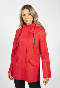 Red Marine Rain Jacket