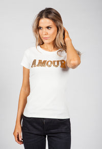 Amour Sequin T Shirt