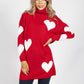 Red Sweetheart Knit Tunic