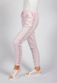 Light Pink Ring Detail Joggers