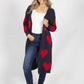 Navy Sweetheart Knit Cardigan