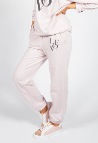 Dusty Pink Love Joggers