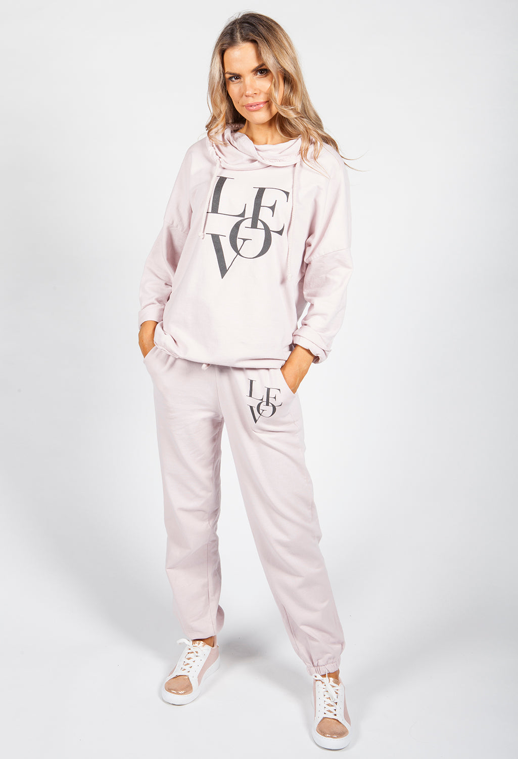 Dusty Pink Love Joggers