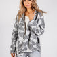 Grey Toned Tropical Print Jacket