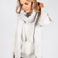 Light Grey Super Soft Wool Feel Scarf