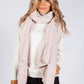 Dusty Pink Super Soft Wool Feel Scarf