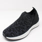 Black Animal Printed Trainers