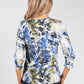 Modern Leaves Print Top