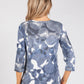 Blue Soft Print Shirt