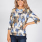 Snake Skin Print Top