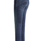 28 Leg Push In Secret Capri Jeans with Embroidered Details