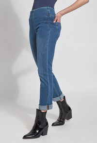 Boyfriend Denim Leggings