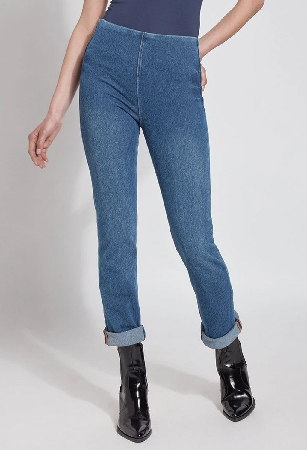 Boyfriend Denim Leggings