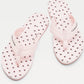 Light Pink Repeat Flag Flip Flop