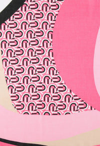 All Over Pink Pattern Scarf