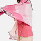 All Over Pink Pattern Scarf