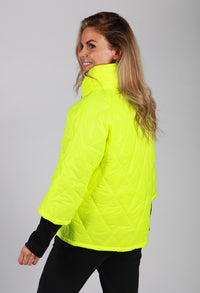 Luminous Lime Quilted Jacket