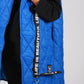 Royal Blue Quilted Logo Strap Gilet