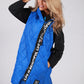 Royal Blue Quilted Logo Strap Gilet