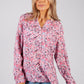 Pink Cotton Print Shirt