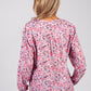 Pink Cotton Print Shirt