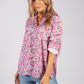 Pink Cotton Print Shirt