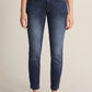 28 Leg Push In Secret Capri Jeans with Embroidered Details