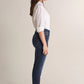 28 Leg Push In Secret Capri Jeans with Embroidered Details