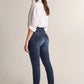 28 Leg Push In Secret Capri Jeans with Embroidered Details