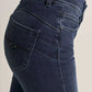 28 Leg Push In Secret Capri Jeans with Embroidered Details