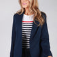 Navy Button Blazer