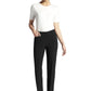 PANTS DIANA WITH POCKETS AND BELT LOOPS BLACK