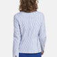 JACKET BLAZER WITH STRIPED PATTERN IN BLUE-WHITE