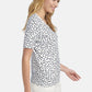 SHIRT WITH POLKA DOT ALLOVER PATTERN IN OFFWHITE-NAVY