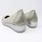 Low Wedge Silver Lightweight Pumps