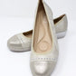 Low Wedge Silver Lightweight Pumps