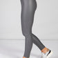 Grey FAUX LEATHER LEGGINGS